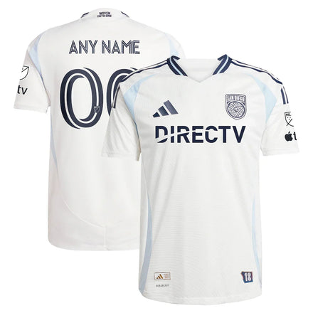 San Diego FC 2025 Woven Into One Custom Jersey - White