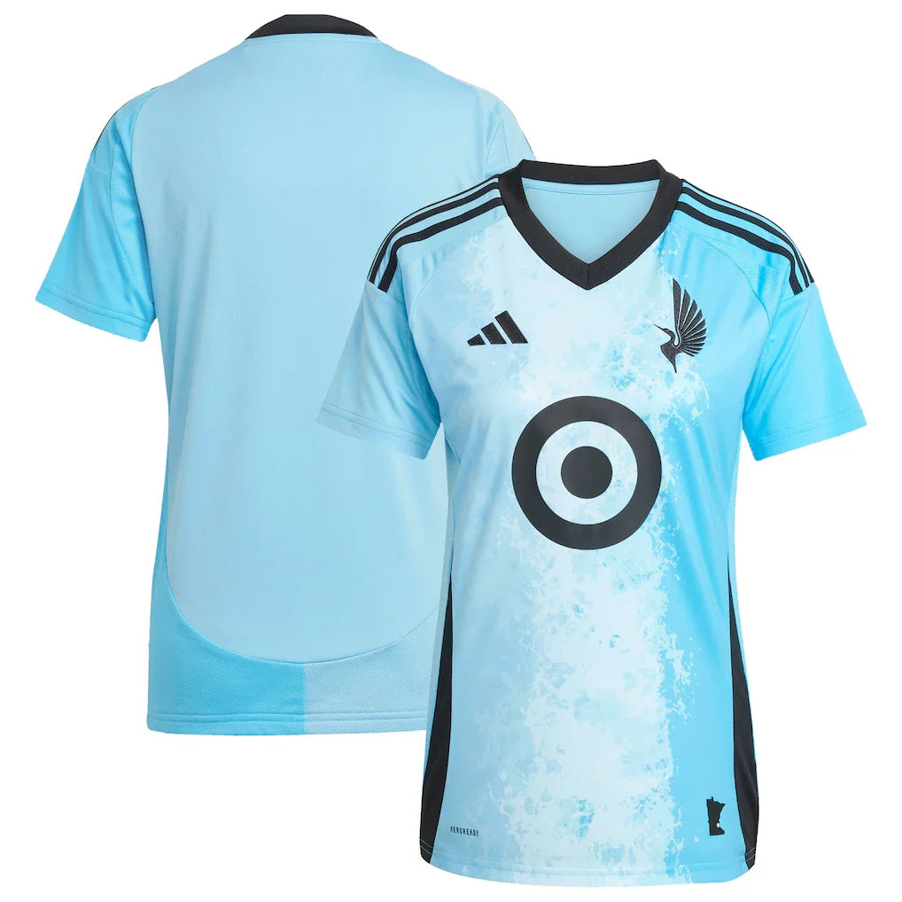 Minnesota United FC adidas Women's 2025 CONVERGENCE Jersey - Blue