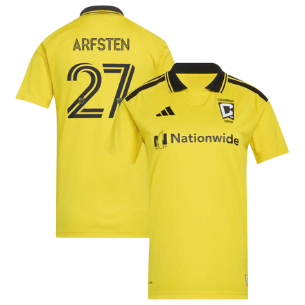 Maximilian Arfsten Columbus Crew adidas Women's 2026 The Crafted for Excellence Kit Jersey - Yellow