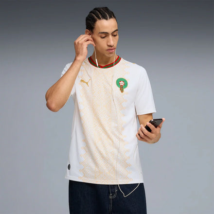 Morocco National Team Puma 2026 Away Jersey - White