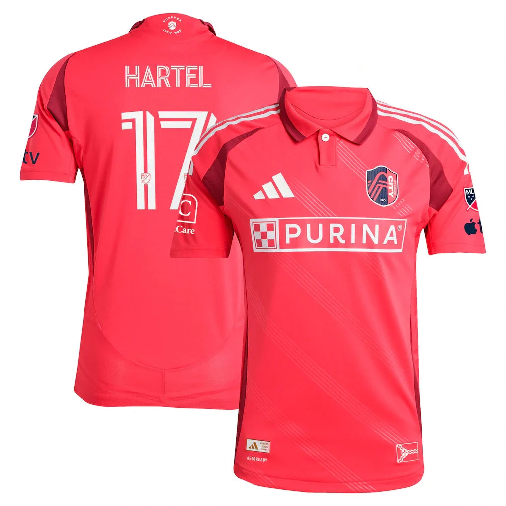 Marcel Hartel St. Louis CITY SC 2025 Forever CITY Red On-Field - Red
