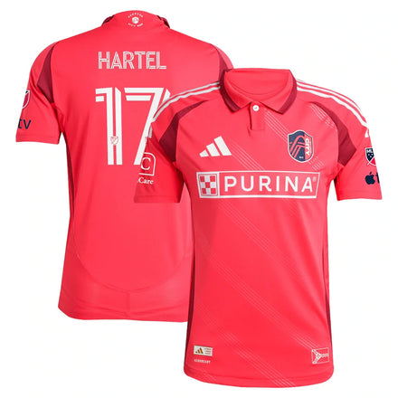 Marcel Hartel St. Louis CITY SC 2025 Forever CITY Red On-Field - Red