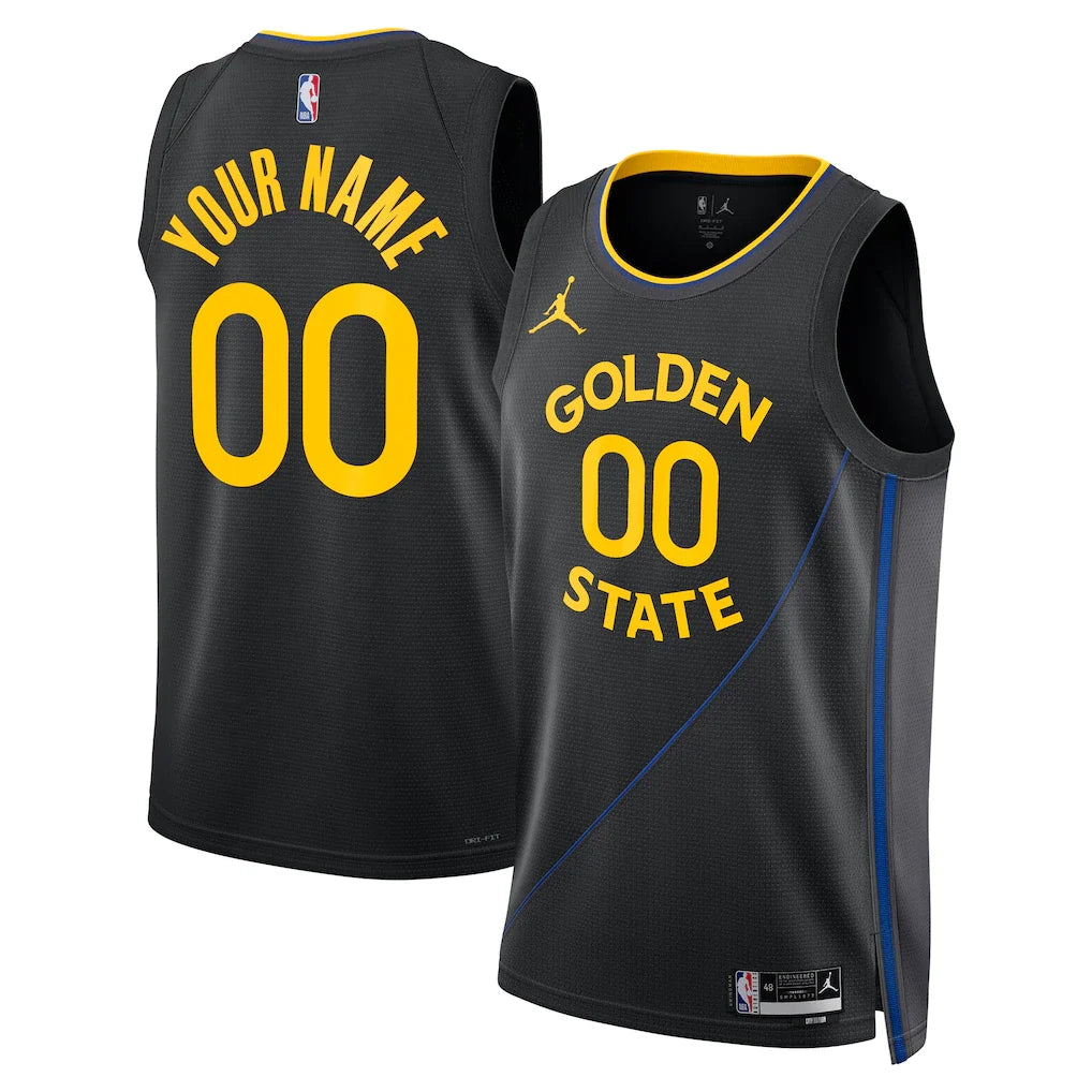 Golden State Warriors Unisex 2024/25 Custom - Statement Edition - Black