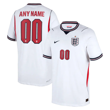 England National Team Youth 2026 Home Match Custom Jersey - White