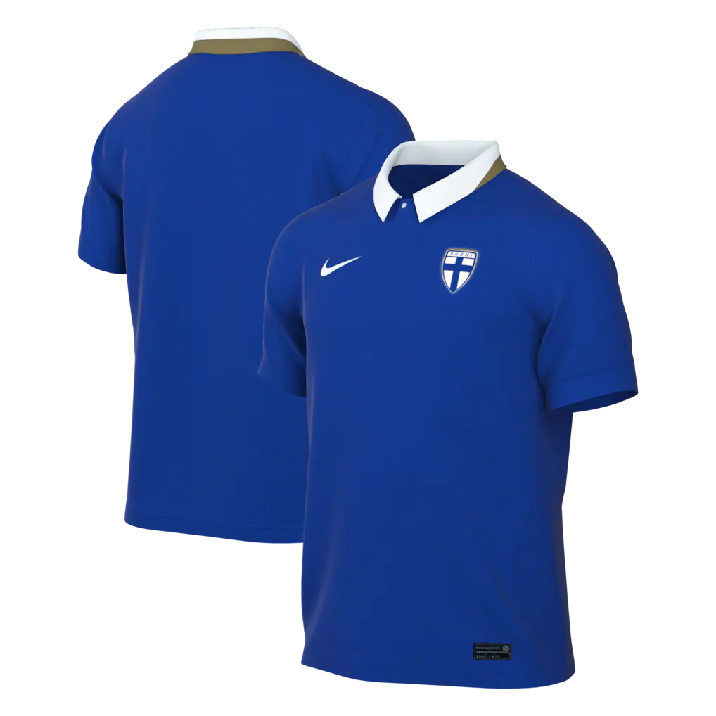 Finland National Team Nike 2026 Away Stadium Jersey - Blue