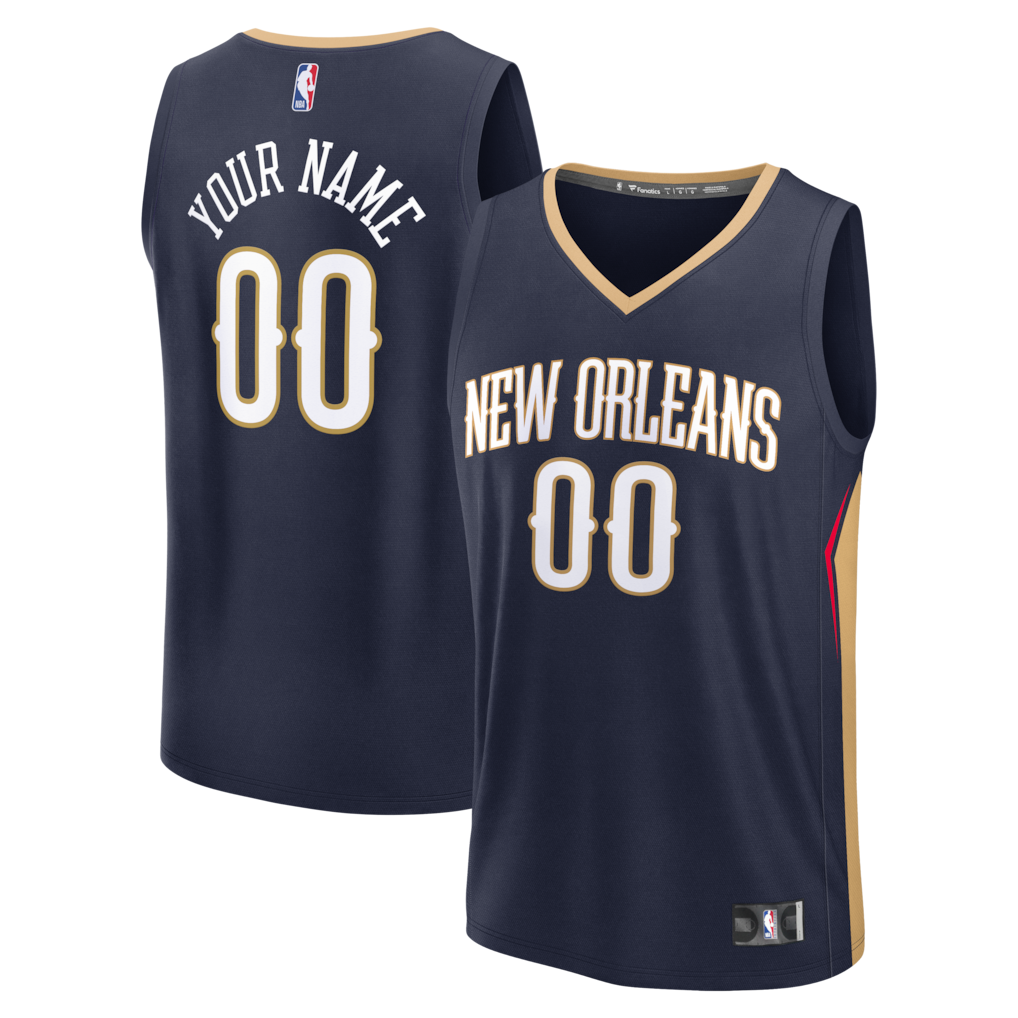 New Orleans Pelicans Custom Jersey - Icon Edition - Navy