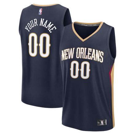 New Orleans Pelicans Custom Jersey - Icon Edition - Navy