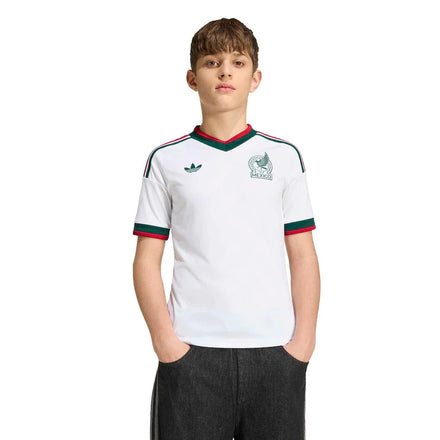 Mexico National Team adidas Youth 2026 Away Jersey - White