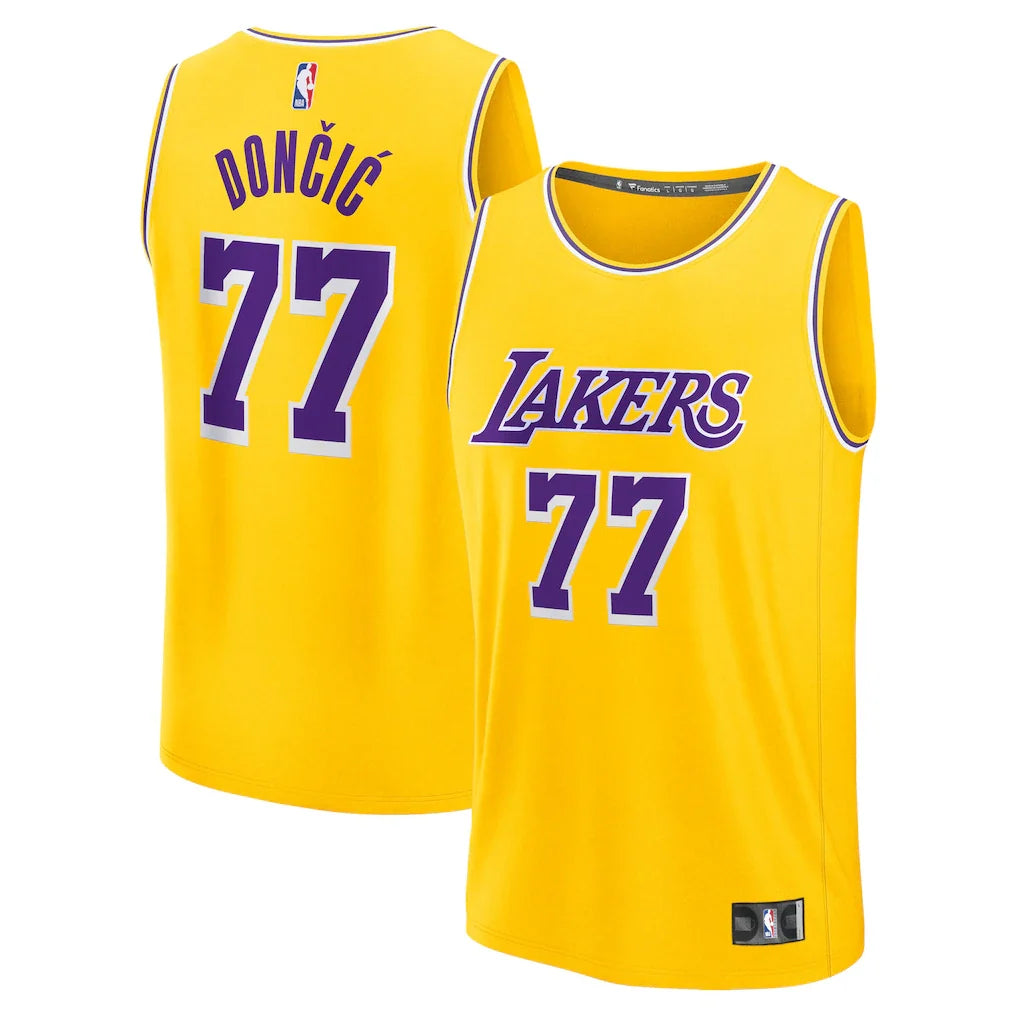 Luka Dončić Los Angeles Lakers Big & Tall Player Jersey - Gold - Icon Edition