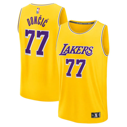 Luka Dončić Los Angeles Lakers Big & Tall Player Jersey - Gold - Icon Edition
