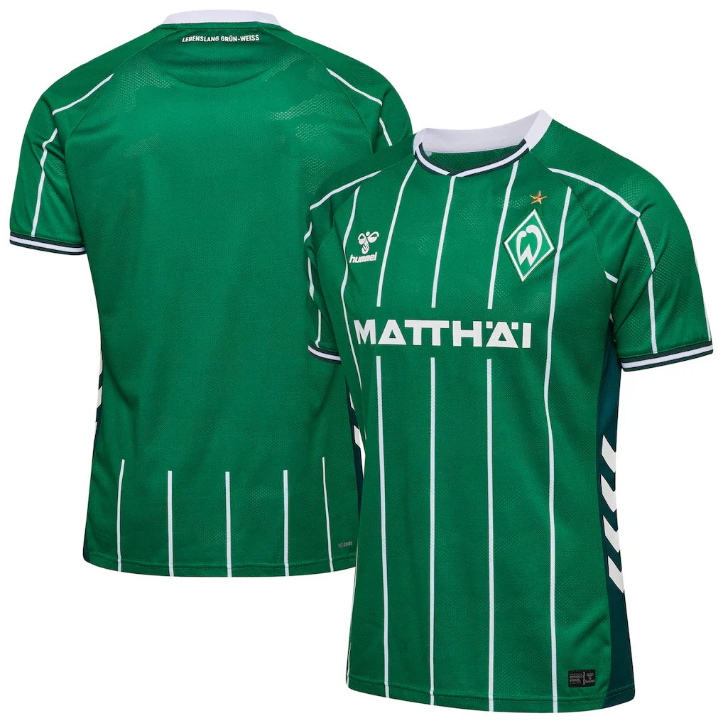 Werder Bremen Hummel Unisex Home 2025/26 Jersey - Green