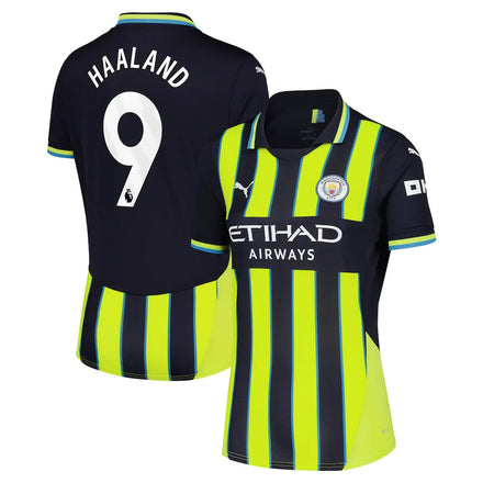 Erling Haaland Manchester City Puma Women's 2024/25 Away Player Jersey - Navy