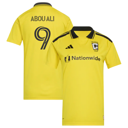 Wessam Abou Ali Columbus Crew adidas Women's 2026 The Crafted for Excellence Kit Jersey - Yellow