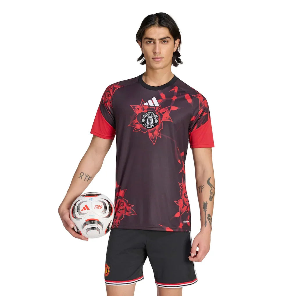 Manchester United Home 2026/27 Pre-Match Top - Black