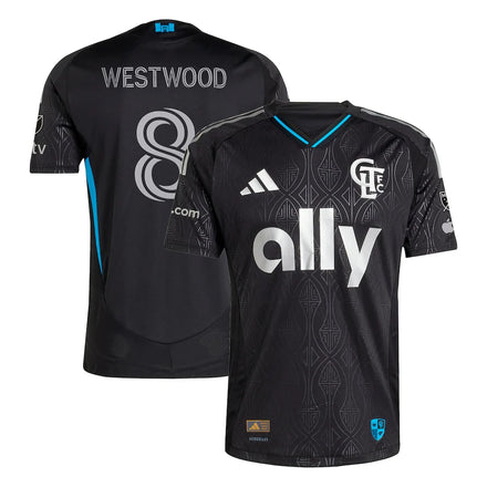 Ashley Westwood Charlotte FC 2025 Fortress Kit Player Jersey - Black