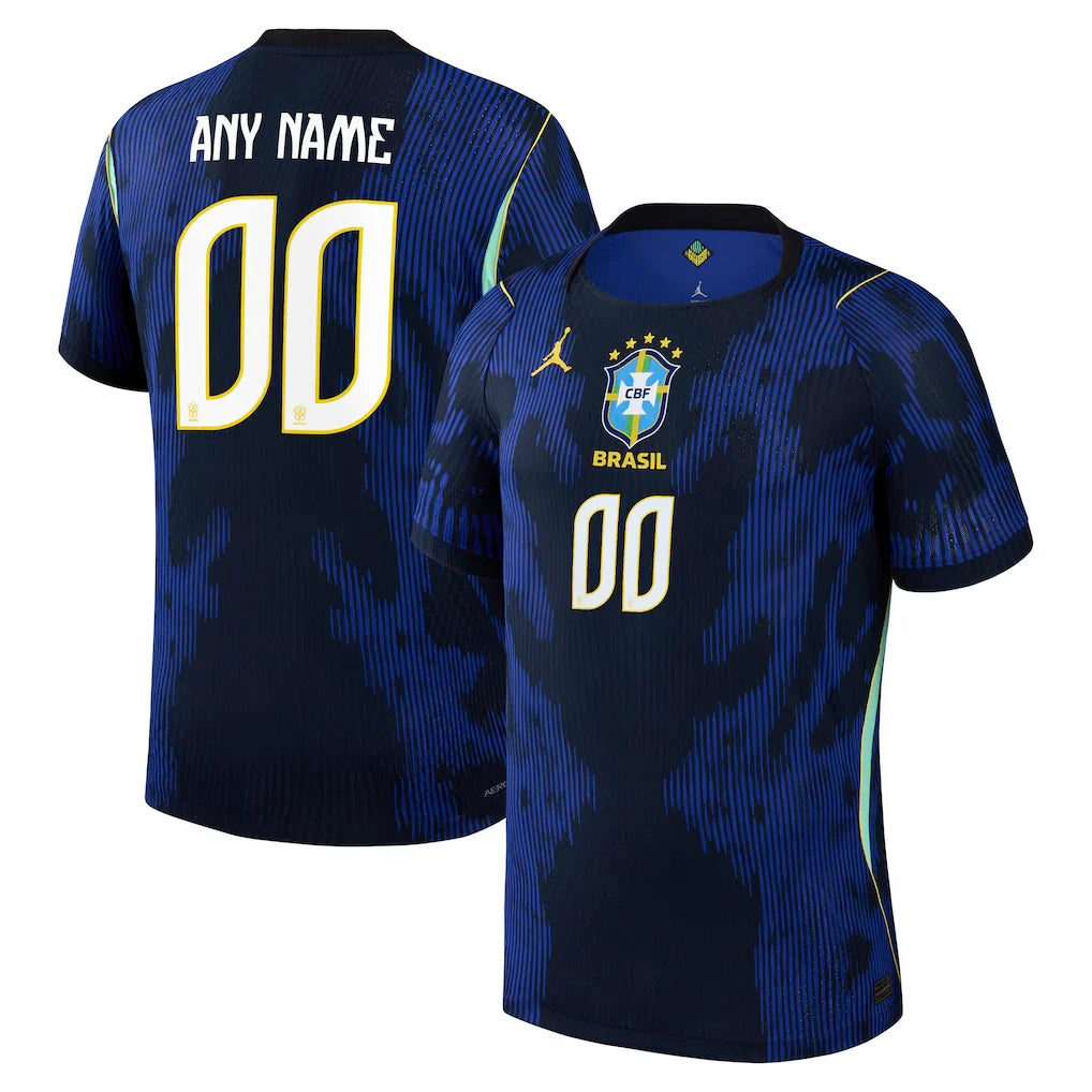Brazil National Team 2026 Away Match Custom Jersey - Blue