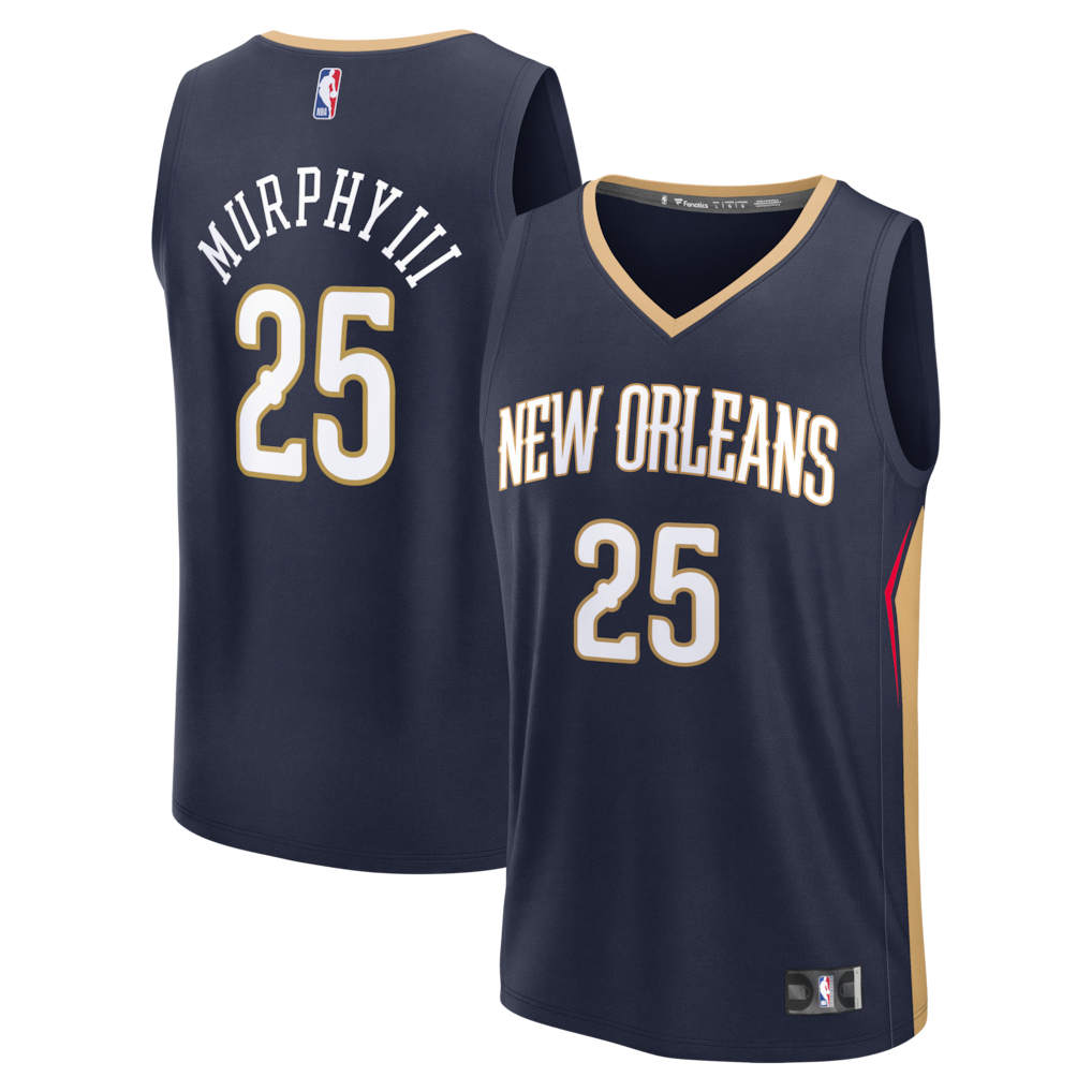 Trey Murphy III New Orleans Pelicans Fanatics Fast Break Jersey - Navy - Icon Edition