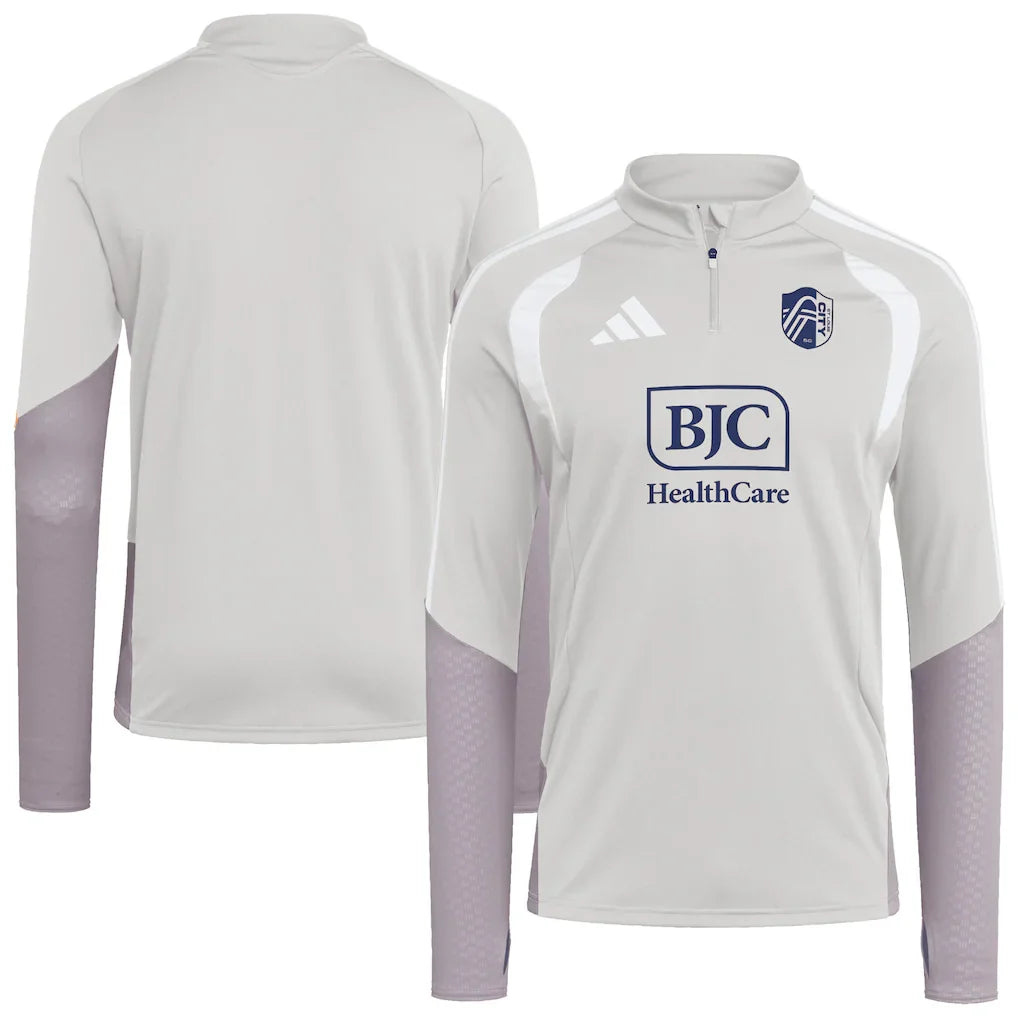 St. Louis CITY SC 2026 Tiro Competition Quarter-Zip Training Top - Silver