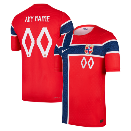 Norway National Team 2026 Home Match Custom Jersey - Red