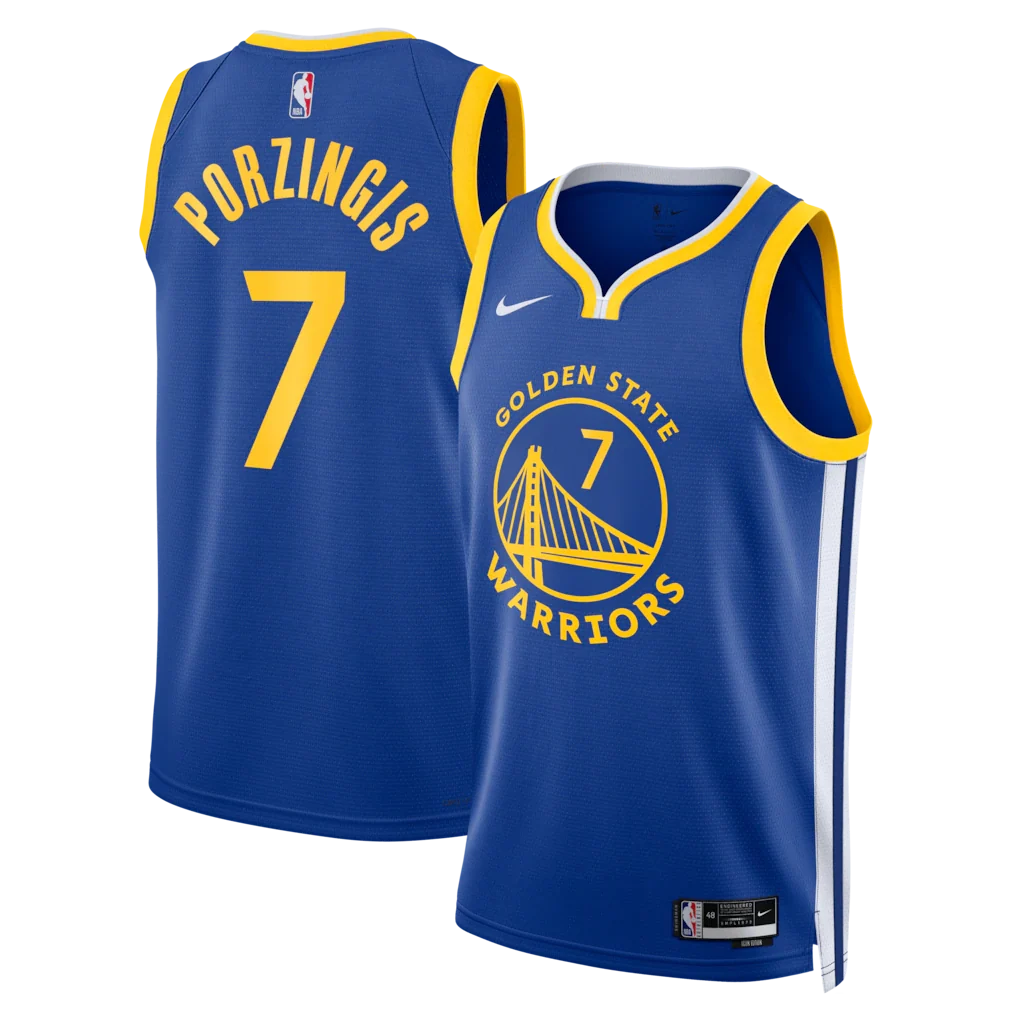 Kristaps Porziņģis Golden State Warriors Unisex - Icon Edition - Royal