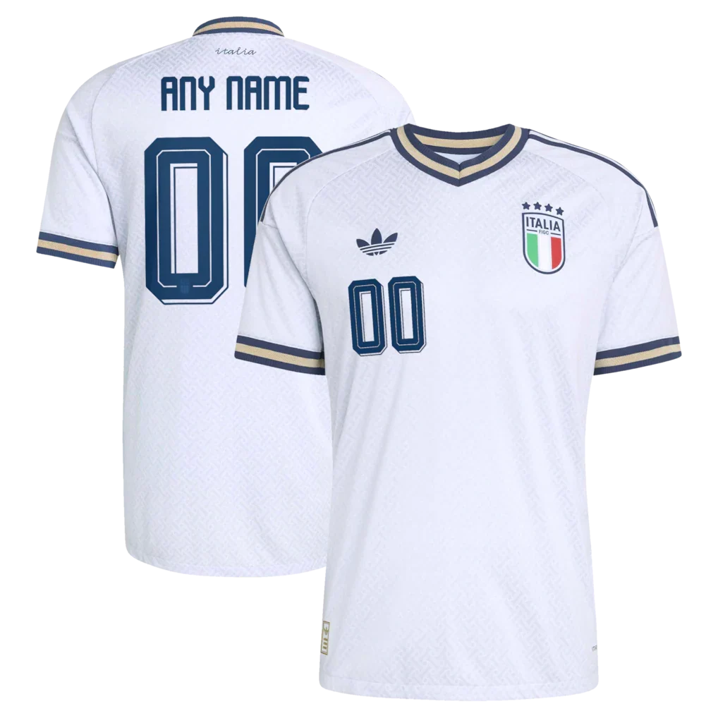 Italy National Team 2026 Away On-Field Custom Jersey - Light Blue