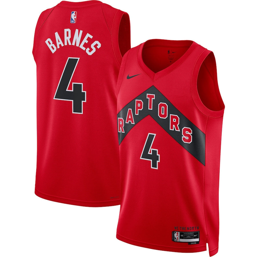 Scottie Barnes Toronto Raptors Unisex - Icon Edition - Red
