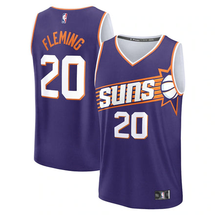 Rasheer Fleming Phoenix Suns Fanatics Fast Break Jersey - Purple - Icon Edition