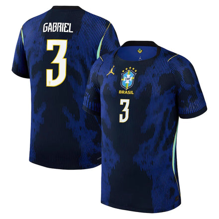 Gabriel Magalhães Brazil National Team 2026 Away Match - Blue