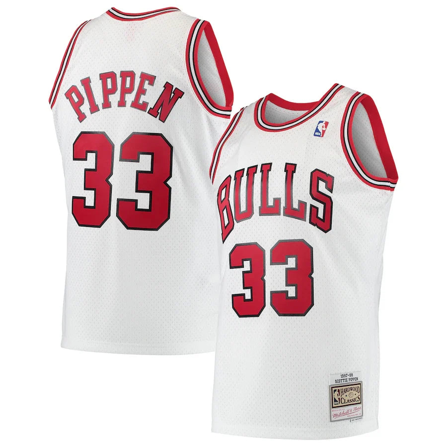 Scottie Pippen Chicago Bulls Hardwood Classics - White