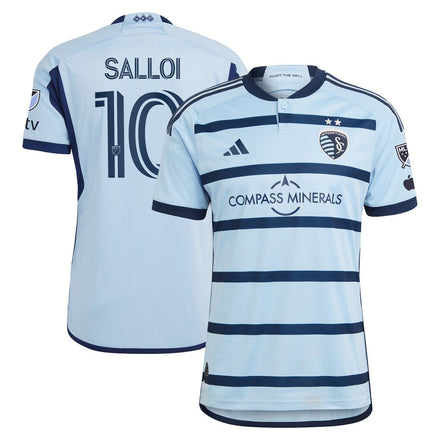 Daniel Salloi Sporting Kansas City 2024 Hoops 4.0 Player Jersey – Light Blue