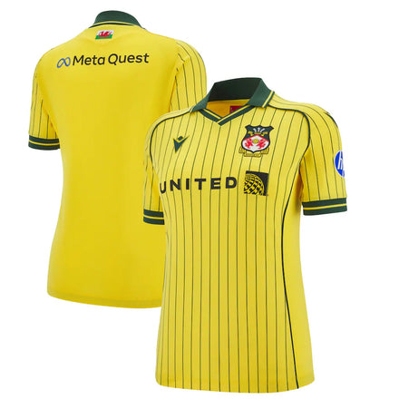 Wrexham Macron Women's 2025/26 Away Jersey - Yellow