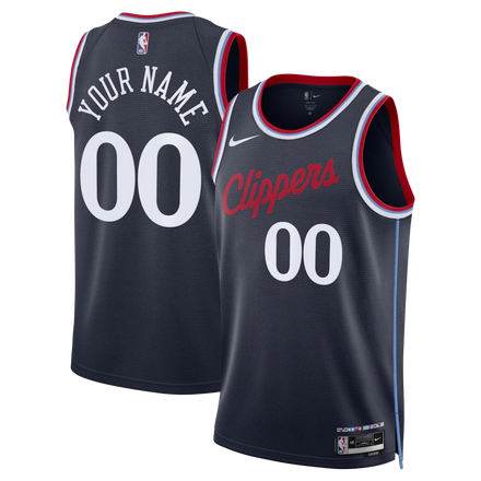 LA Clippers Unisex Swingman Custom Jersey - Icon Edition - Navy