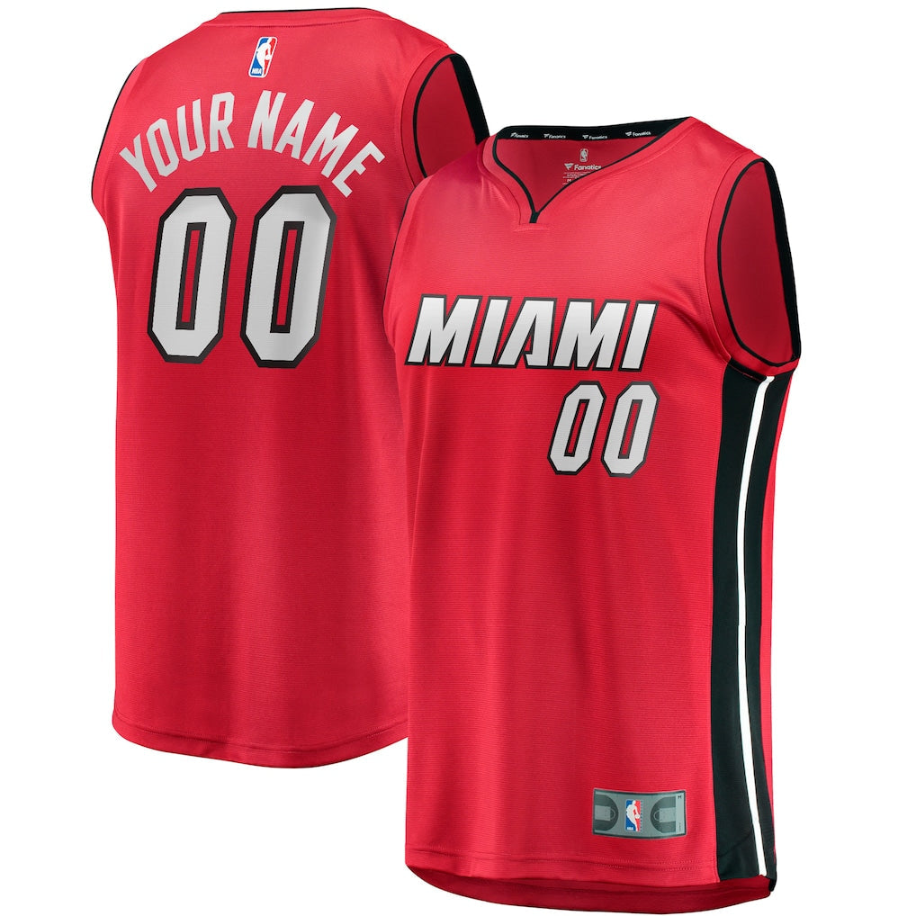 Miami Heat Custom Jersey - Red - Statement Edition
