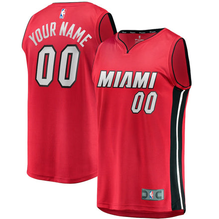 Miami Heat Custom Jersey - Red - Statement Edition