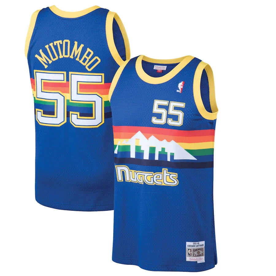 Dikembe Mutombo Denver Nuggets 1991/92 Hardwood Classics - Blue