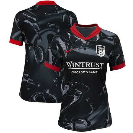 Chicago Stars FC Nike Women's 2025 Stadium Jersey - Black
