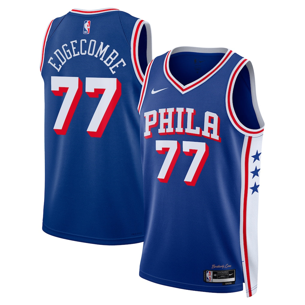 V. J. Edgecombe Philadelphia 76ers Unisex 2025 NBA Draft First Round Pick - Icon Edition - Royal