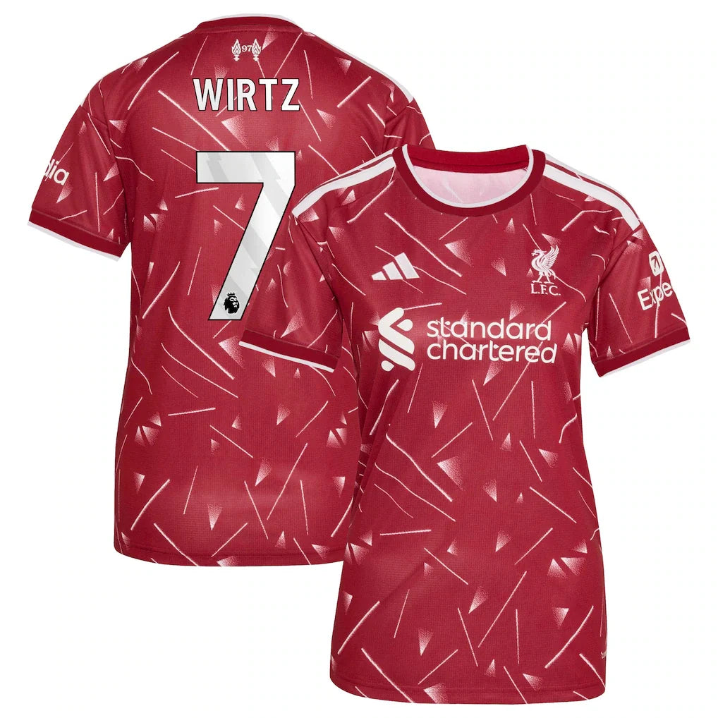 Florian Wirtz Liverpool adidas Women's 2026/27 Home Jersey - Red