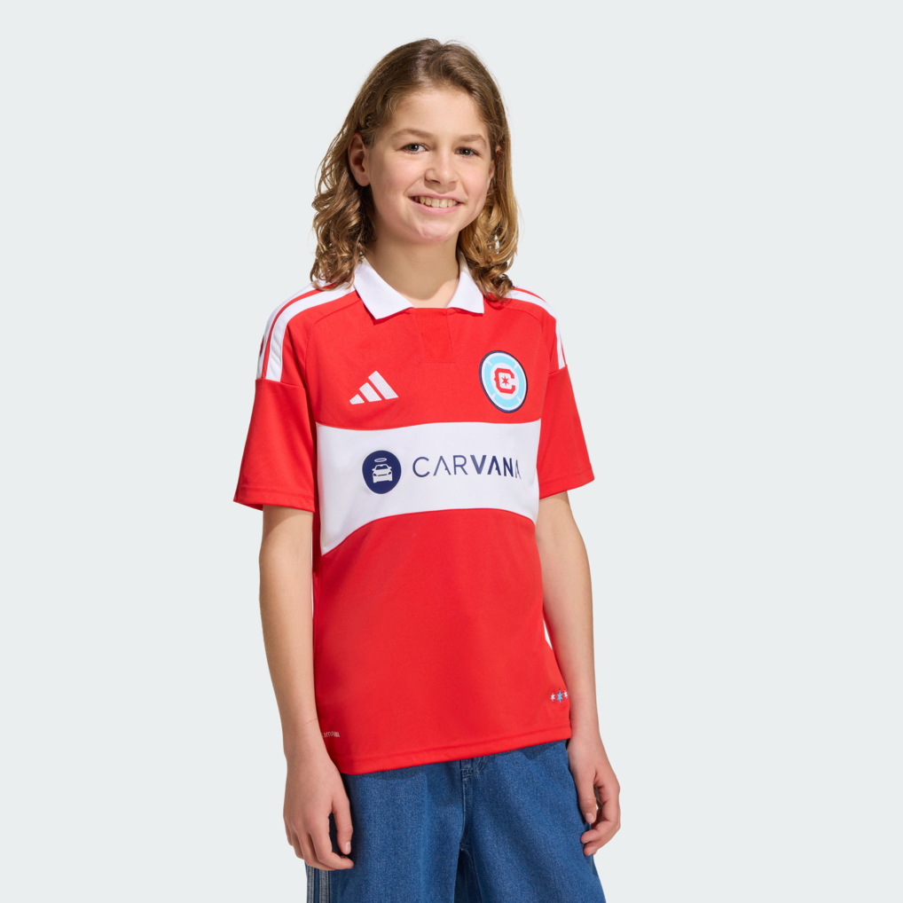 Chicago Fire adidas Youth 2026 Forever Red Jersey - Red