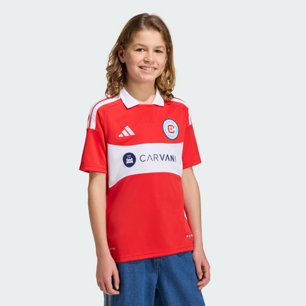 Chicago Fire adidas Youth 2026 Forever Red Jersey - Red
