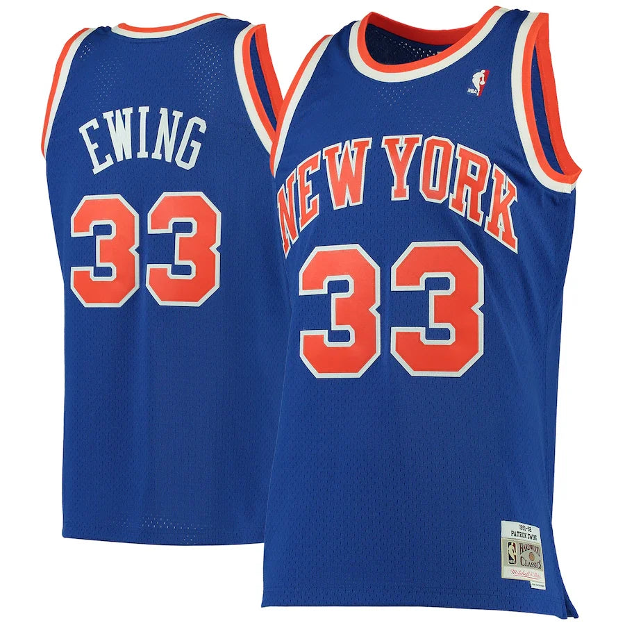 Patrick Ewing New York Knicks 1991/92 Hardwood Classics - Blue
