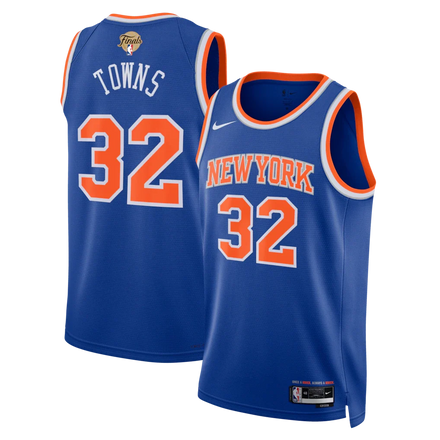 Karl-Anthony Towns New York Knicks Unisex 2026 NBA Finals Patch - Icon Edition - Blue