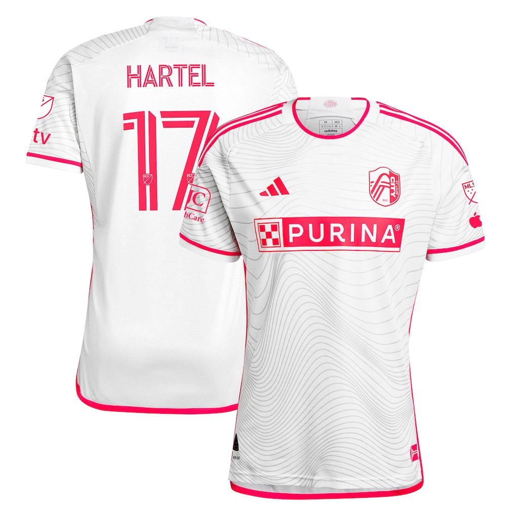 Marcel Hartel St. Louis City SC 2024 The Confluence Kit Player Jersey - White