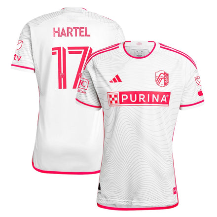 Marcel Hartel St. Louis City SC 2024 The Confluence Kit Player Jersey - White
