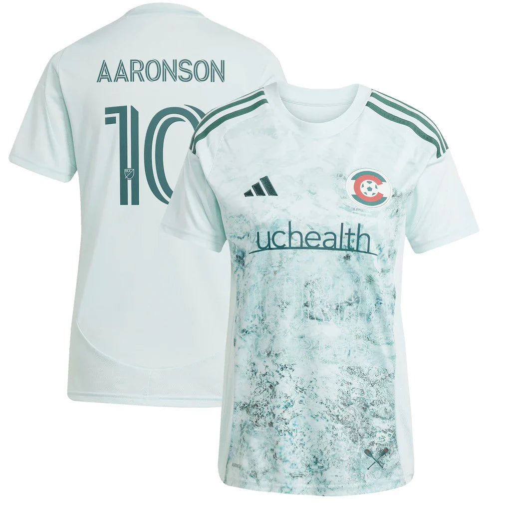 Paxten Aaronson Colorado Rapids adidas Women's 2025 Headwaters Jersey - Green