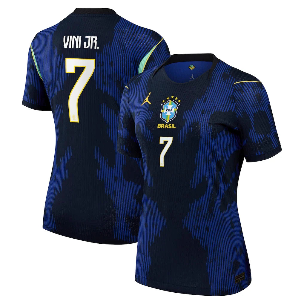 Vinicius Junior Brazil National Team Women's 2026 Away Match - Blue
