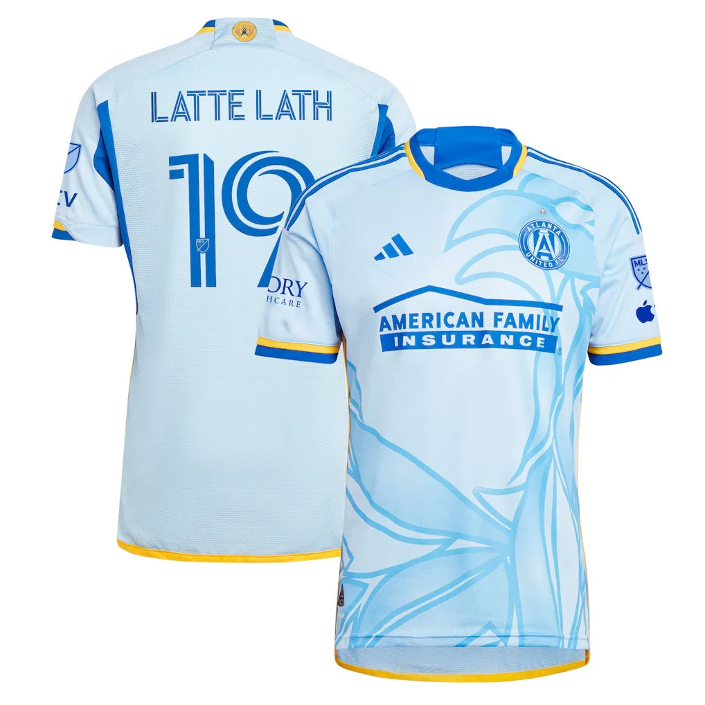 Emmanuel Latte Lath Atlanta United FC 2024 The Resurgens Kit Player Jersey - Light Blue