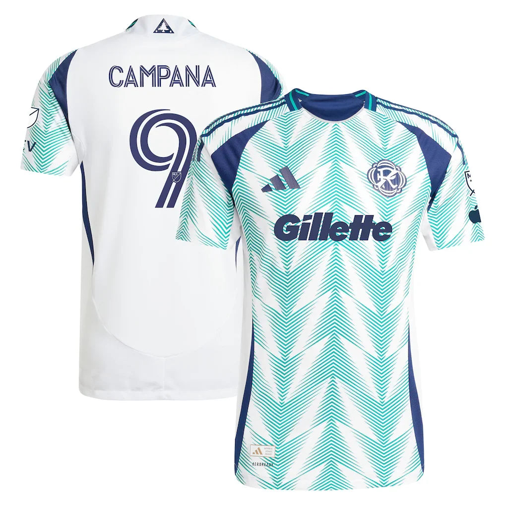 Leonardo Campana New England Revolution 2025 Eastern White Pine x Flag of New England Player Jersey - White