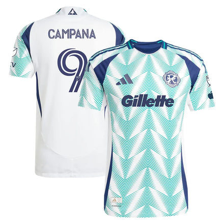 Leonardo Campana New England Revolution 2025 Eastern White Pine x Flag of New England Player Jersey - White