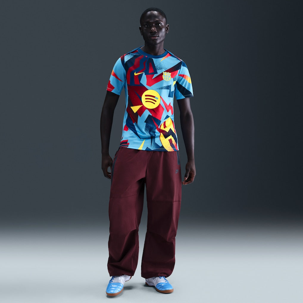 Barcelona Special Edition Academy Pro Pre-Match Dri-FIT Top - Blue